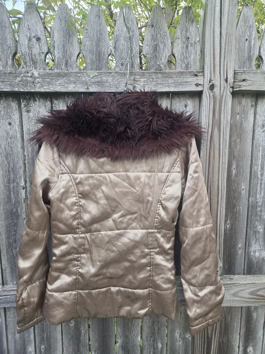 Max Rave Women's Puffer Jacket with Faux Fur Collar - Size M - photo 5
