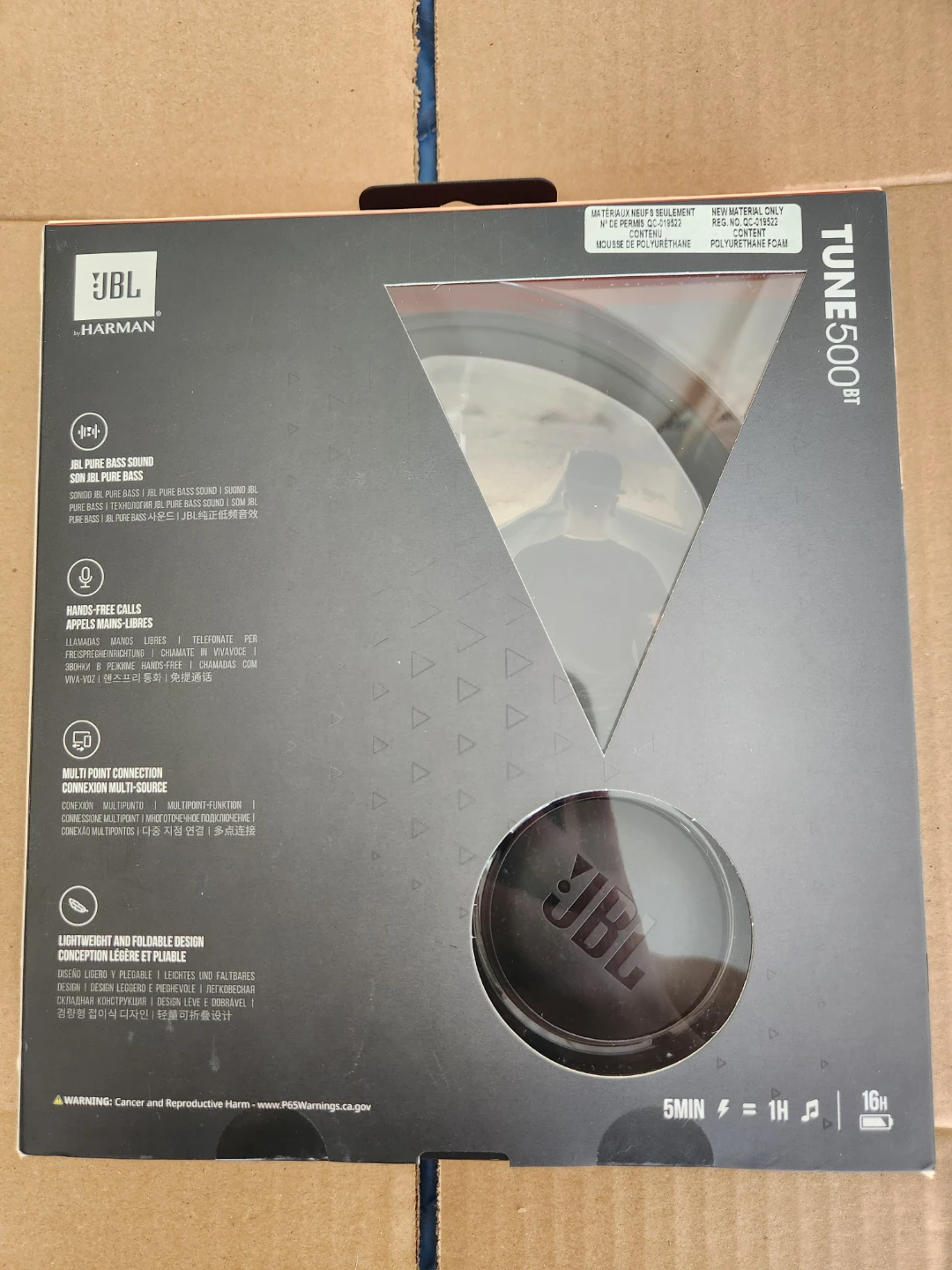 JBL Tune 500BT Bluetooth Headphones - photo 2
