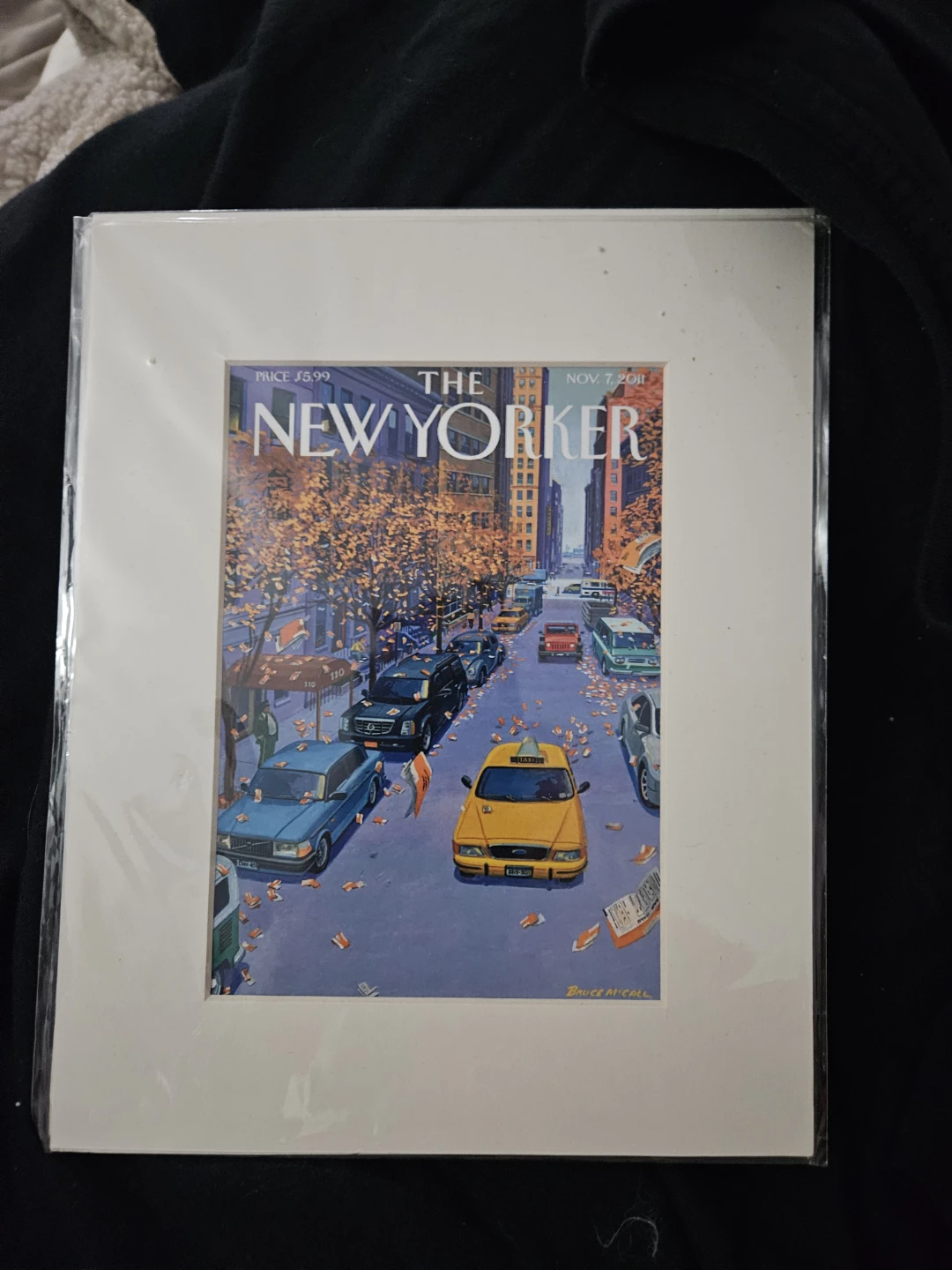 The New Yorker Magazine Cover Print - Nov 7, 2011