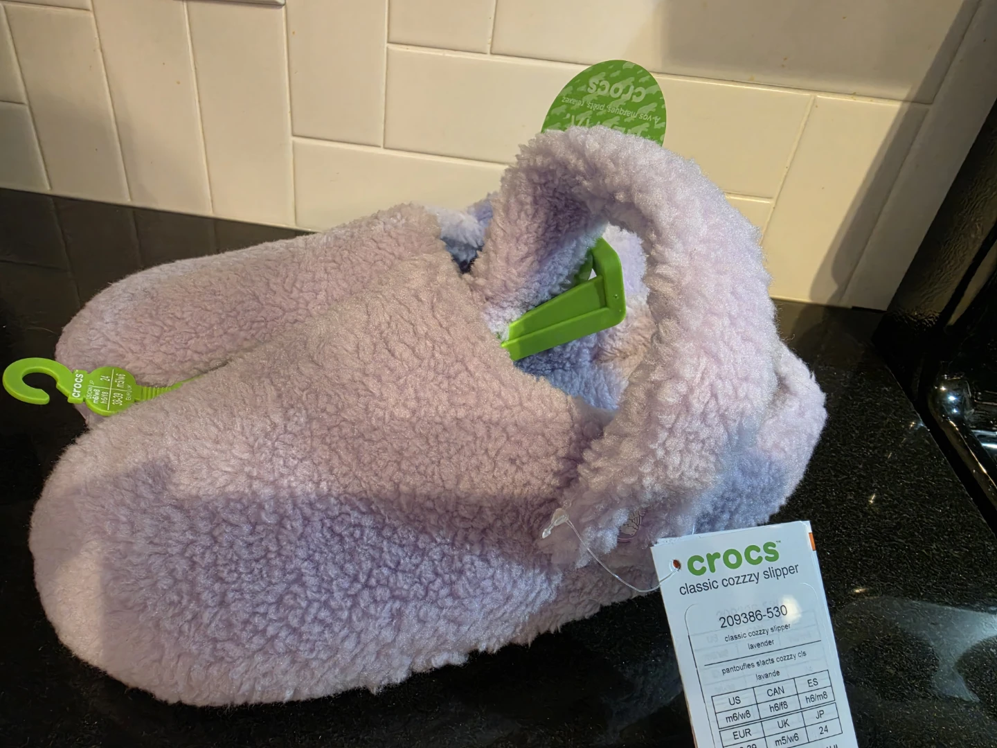 Crocs Classic Cozzzy Slipper - Lavender Women's  Size 8 New