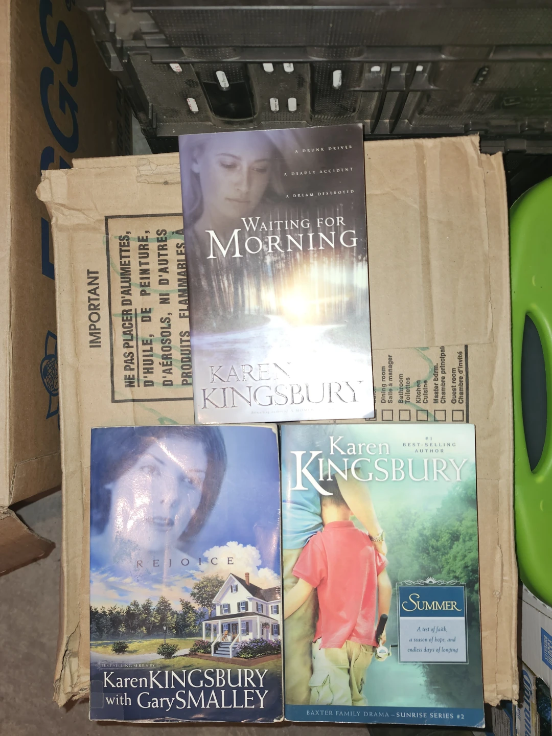 Karen Kingsbury Books - Waiting for Morning, Rejoice, Summer