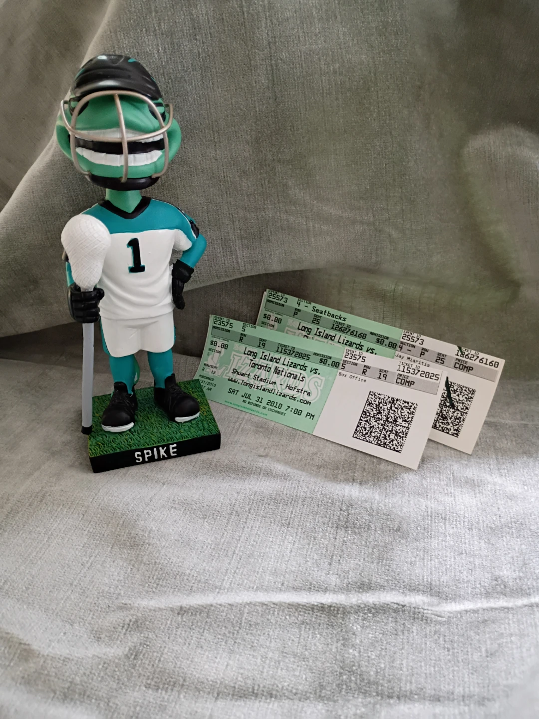 Long Island Lizards Spike Bobblehead and Tickets