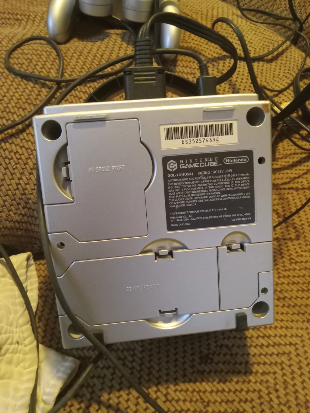 Nintendo GameCube Silver Console with Controller - photo 4