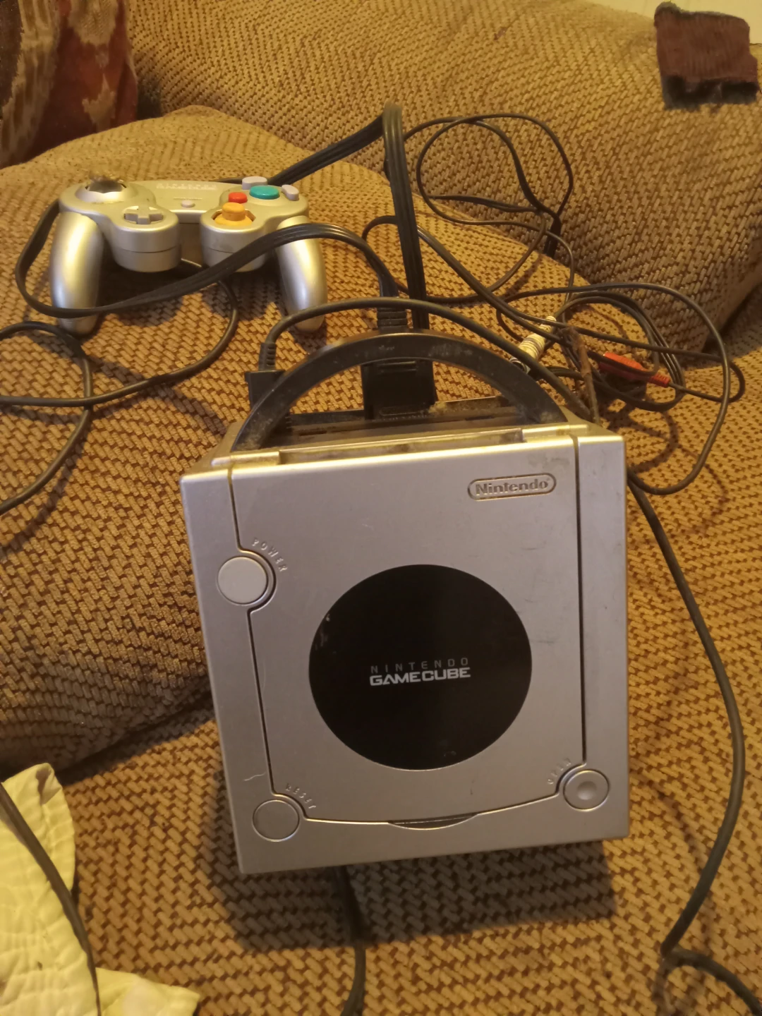 Nintendo GameCube Silver Console with Controller - photo 5
