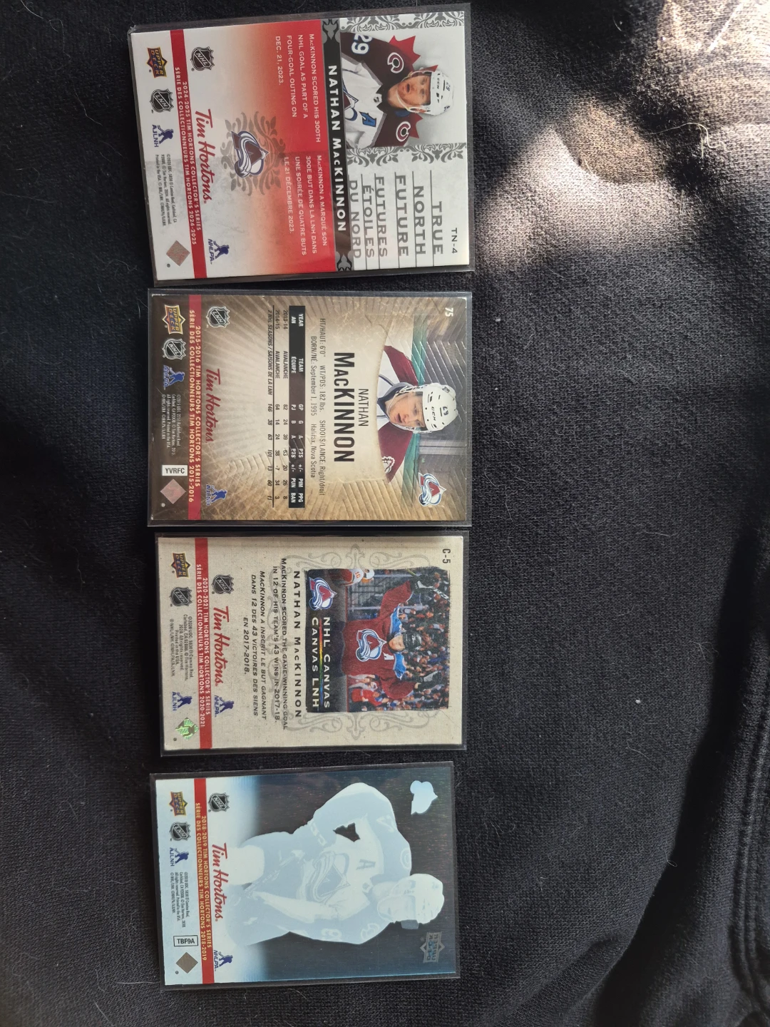 Nathan MacKinnon Hockey Cards - buy individual or together for$8 - photo 2