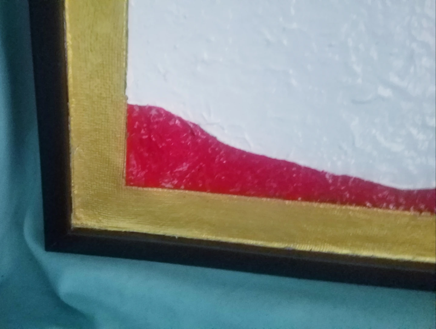 Original 3D American Flag Themed Mixed Media  Framed Painting - photo 4