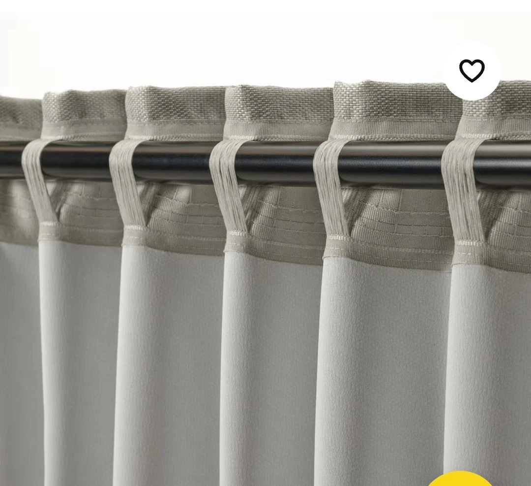 IKEA Blahuva Blackout Curtains - Gray - photo 2