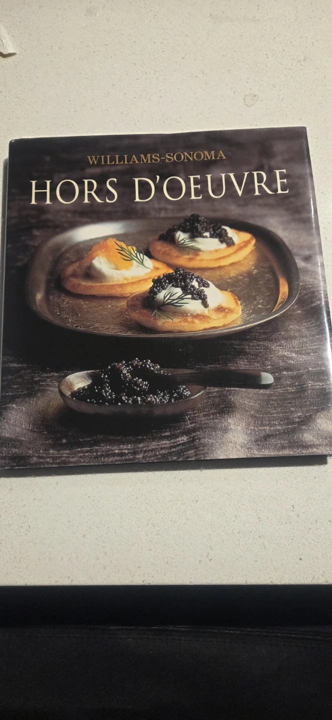 Hors d'oeuvre cookbook/recipe book