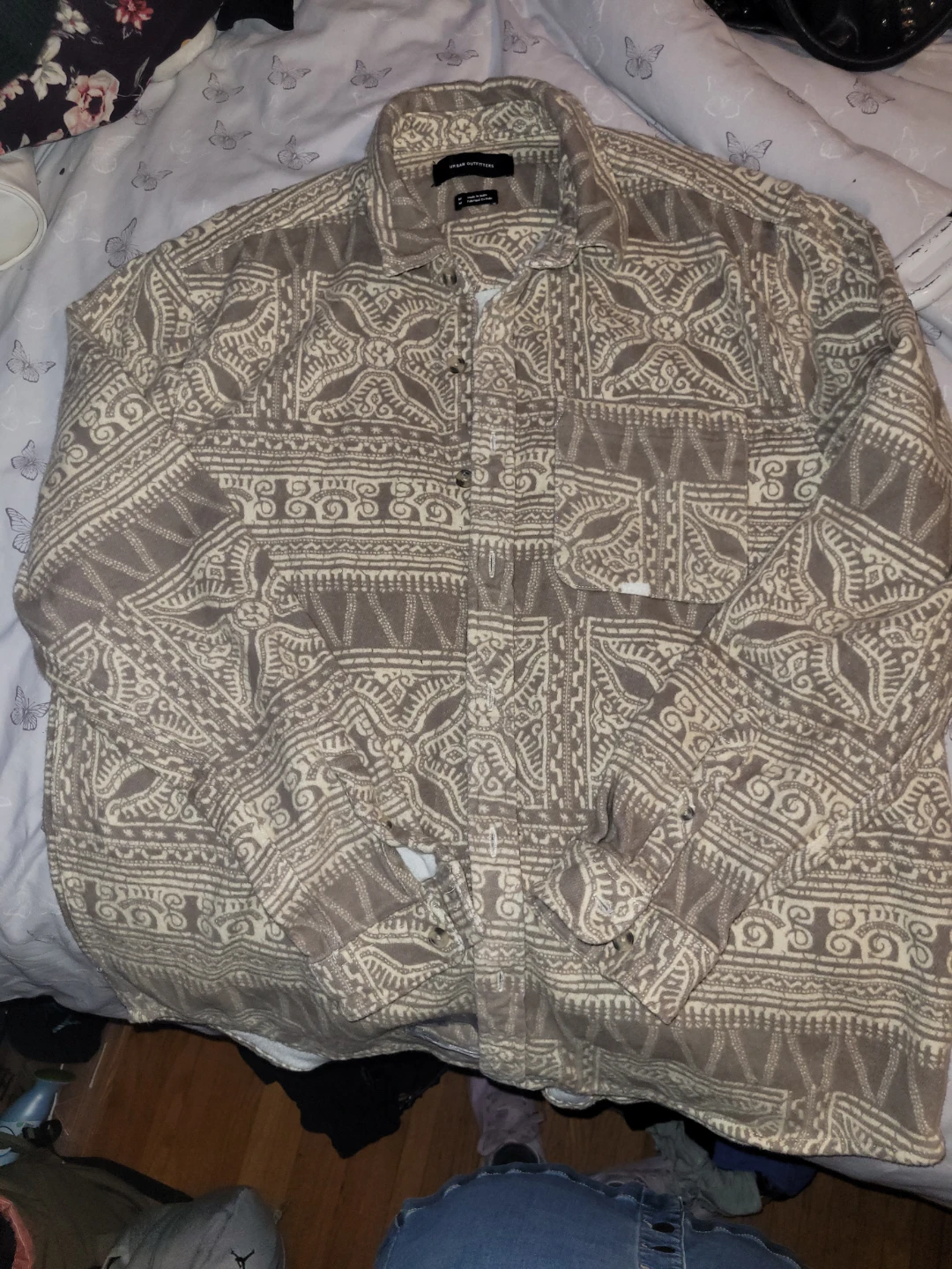 Urban Outfitters Men's Button-Up Shirt - Size M