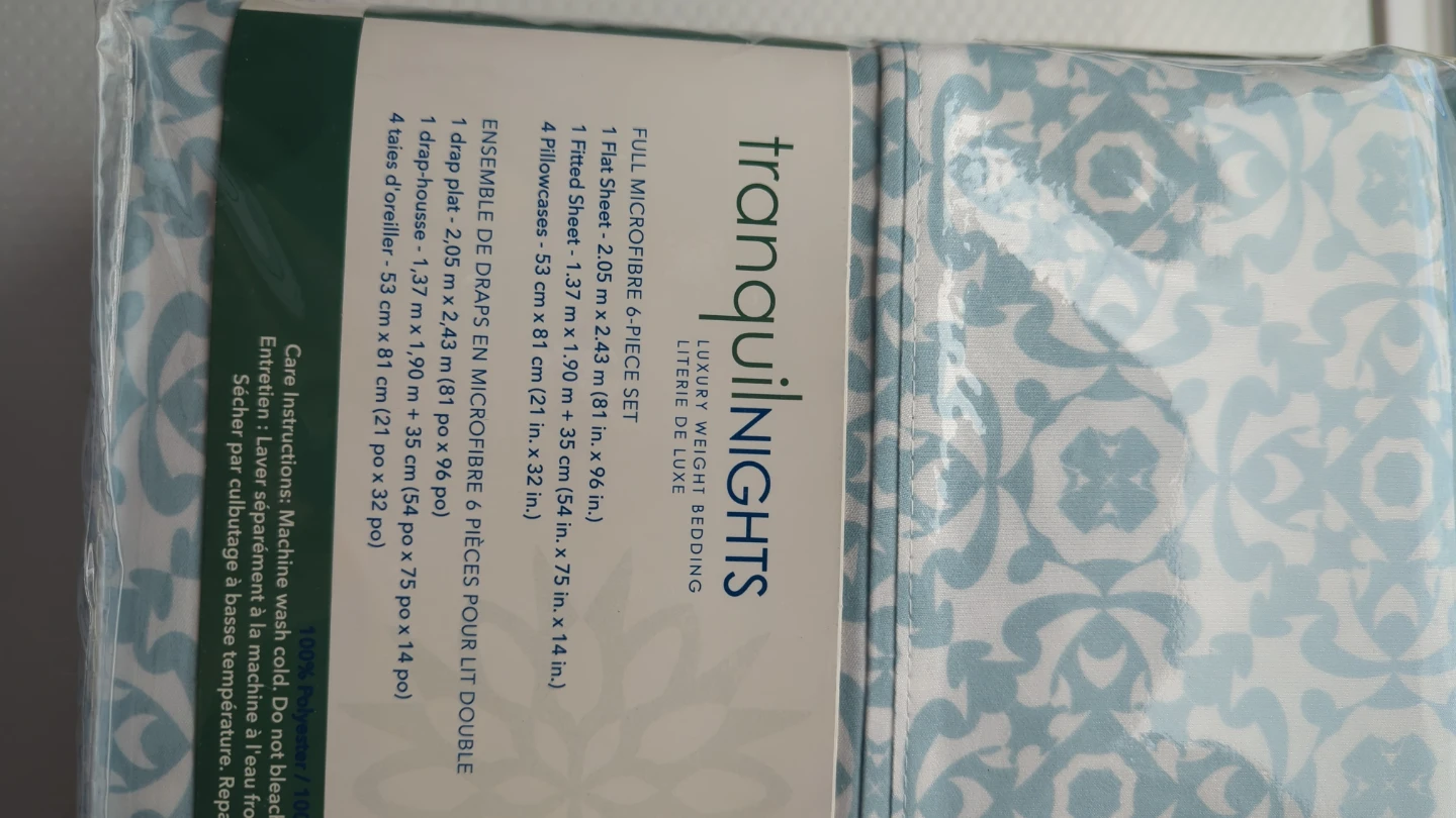Tranquil Nights Full Microfibre 6-Piece Sheet Set - photo 3