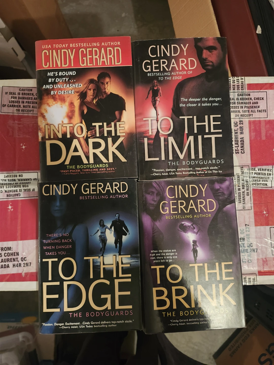 Cindy Gerard Bodyguards Book Series (4 Books)