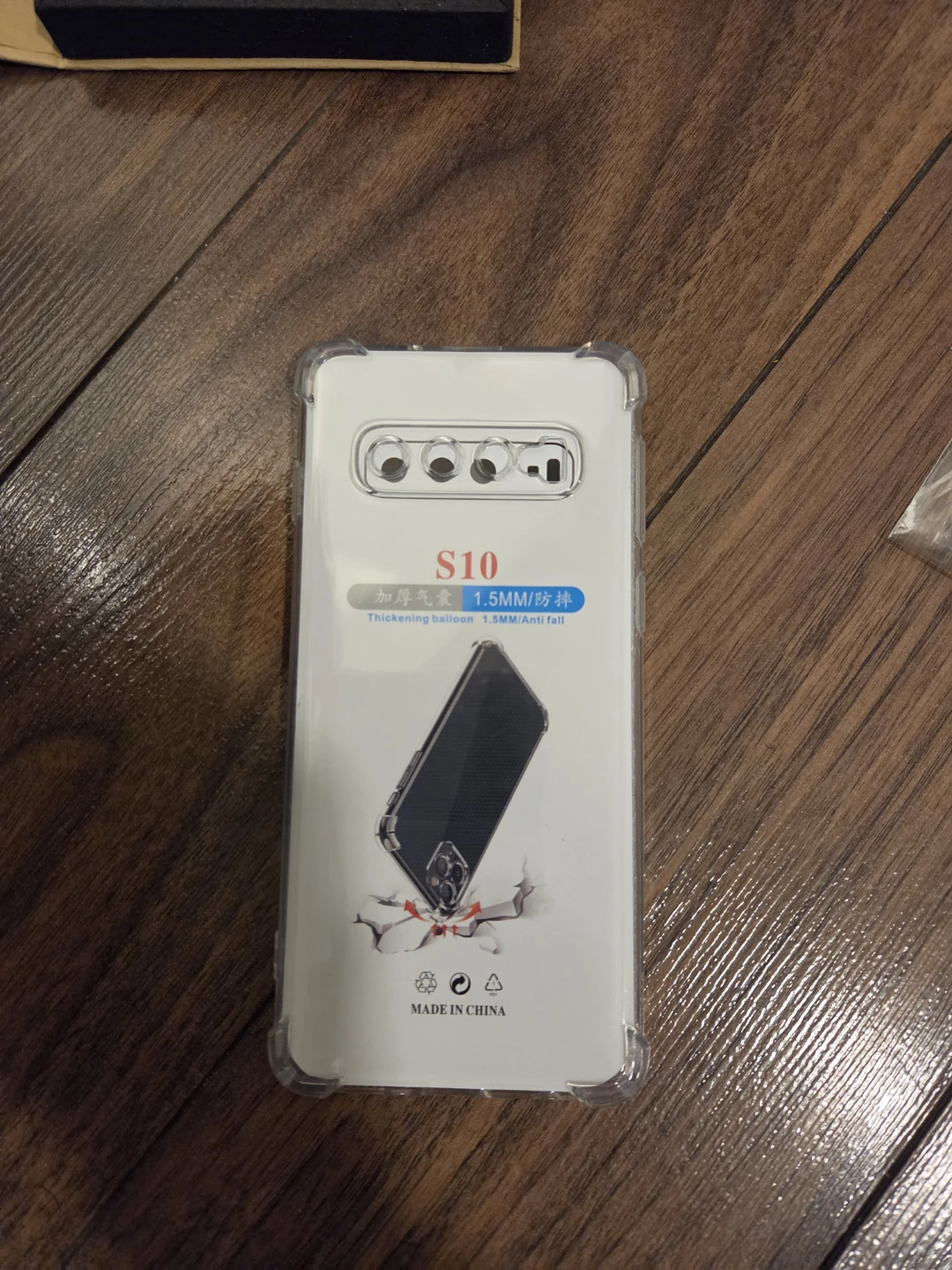 Cover and Glass Screen Protector for Samsung Galaxy S10
