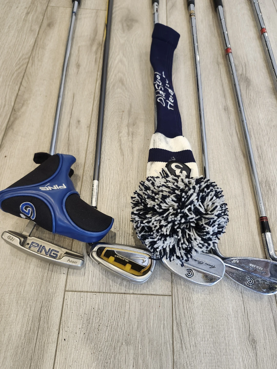 Assorted Golf Clubs, Bag, balls, and tees - photo 3