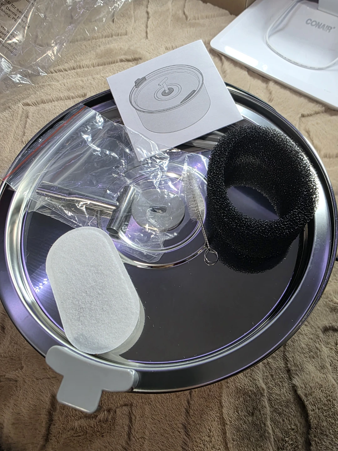Stainless Steel Pet Water Fountain 3.2L - photo 4