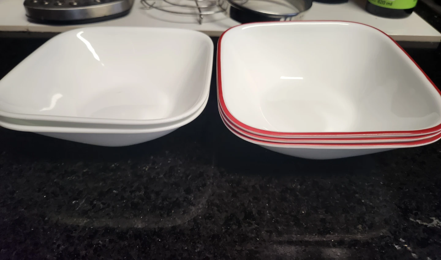 5 ea Corelle 22oz Square Glass Cereal/Soup Bowl - photo 4