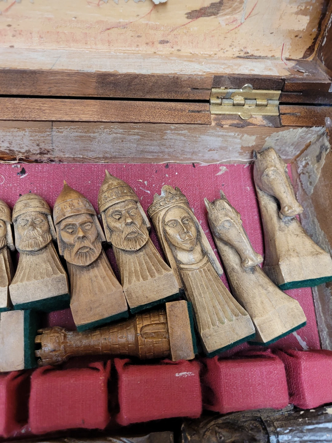 Wooden Chess Set with Case - photo 2
