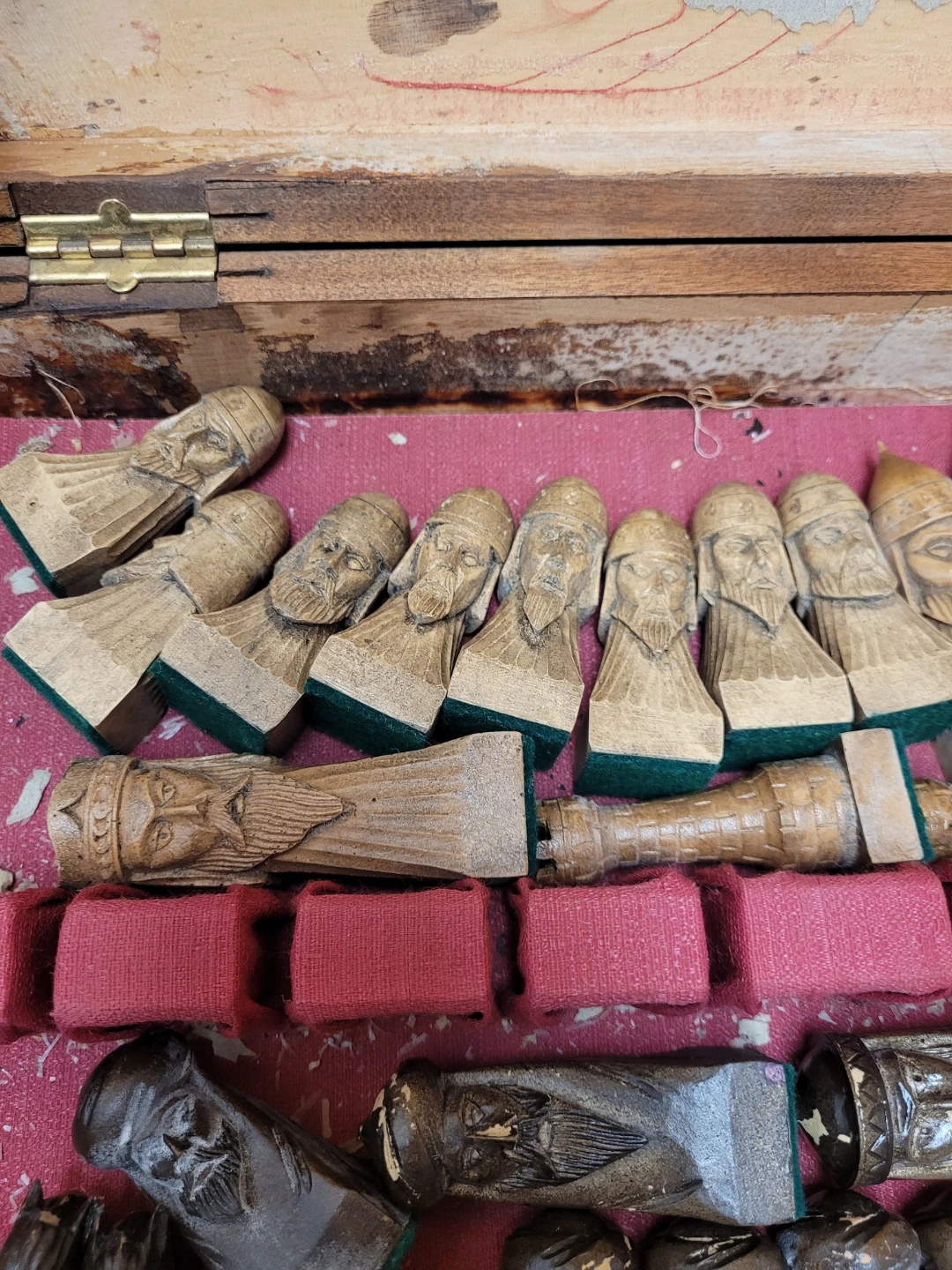 Wooden Chess Set with Case - photo 3