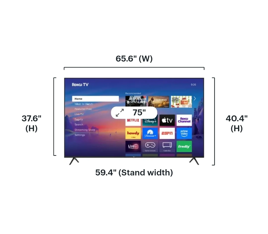 Roku Select Series 75" 4K QLED TV - photo 2
