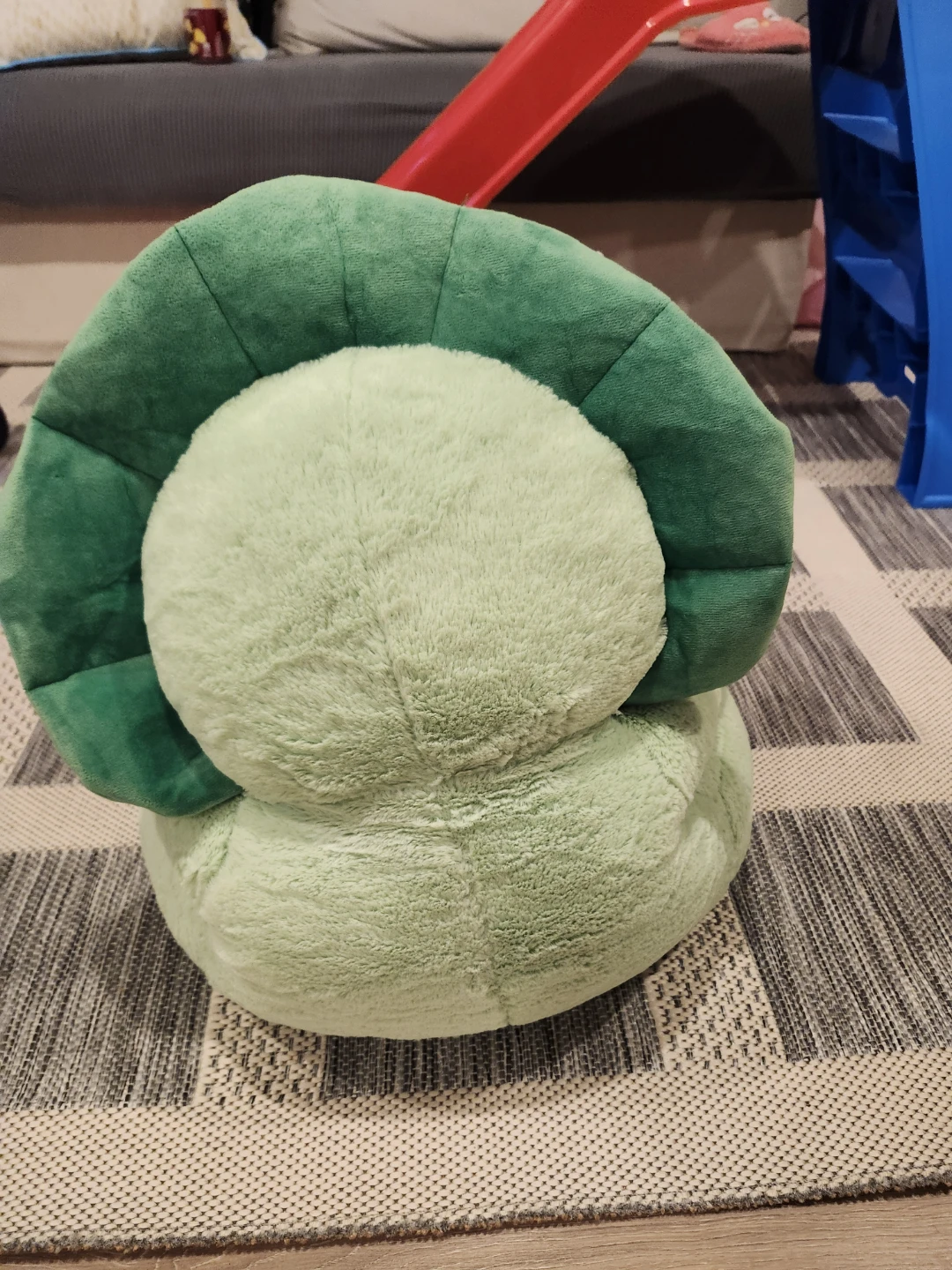 Green Triceratops Plush Toy - photo 2