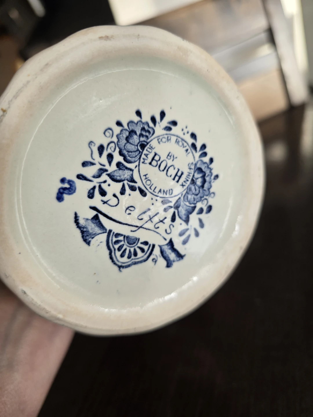 Delft blue trumpet vase - photo 5