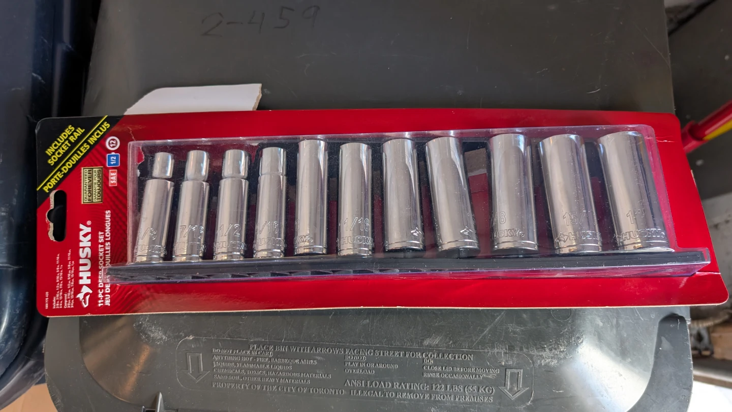 Husky 11-Pc 1/2" Drive Deep Socket Set - photo 2