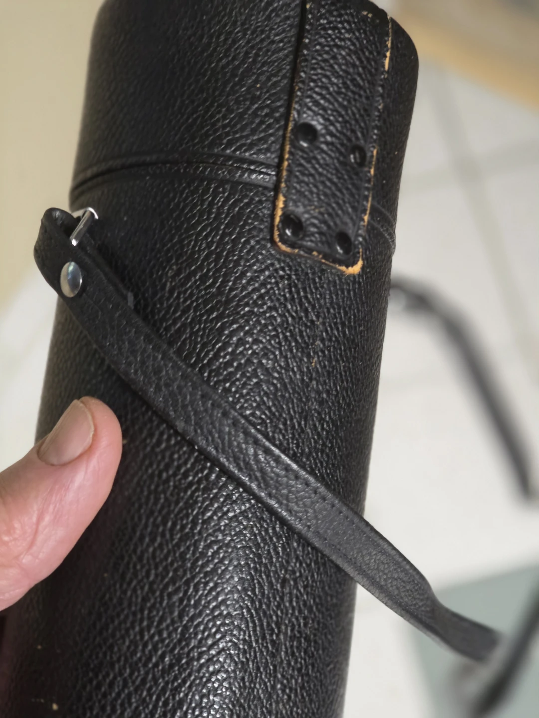 Vintage SAXON CO. Leather Camera Lens Case - photo 4