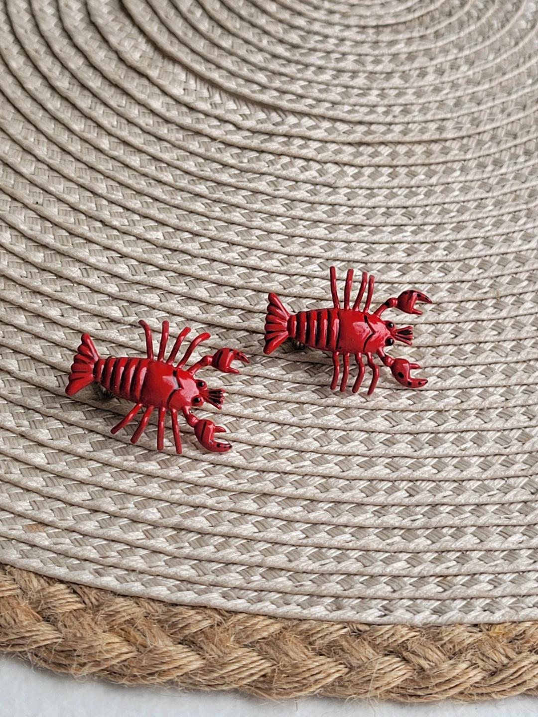 1950s Red Lobster Brooches. Vintage Lobster Pins - photo 3