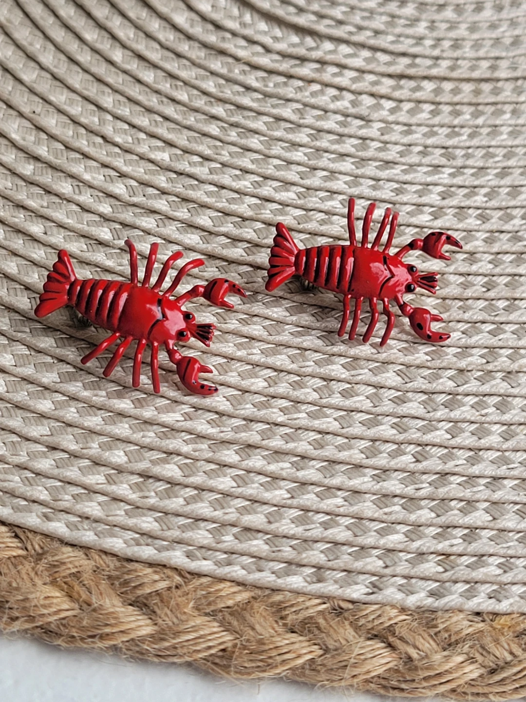 1950s Red Lobster Brooches. Vintage Lobster Pins - photo 4