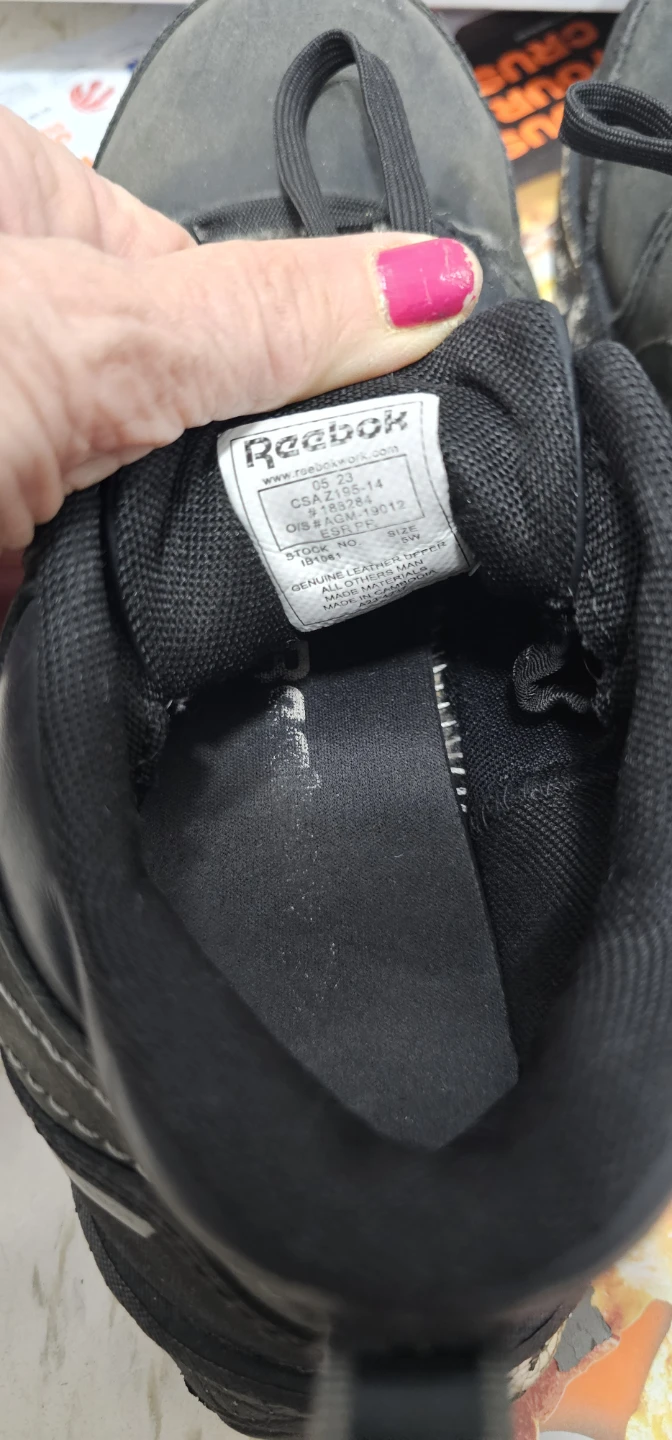 Safety Reebok Black Work Shoes - photo 2