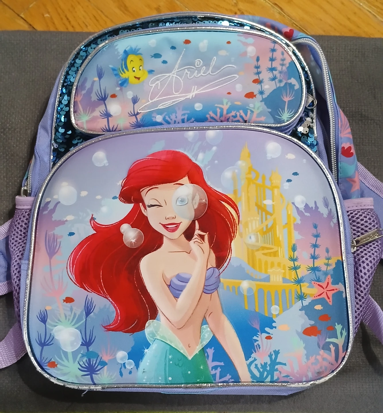 Kids Ariel The Little Mermaid Backpack