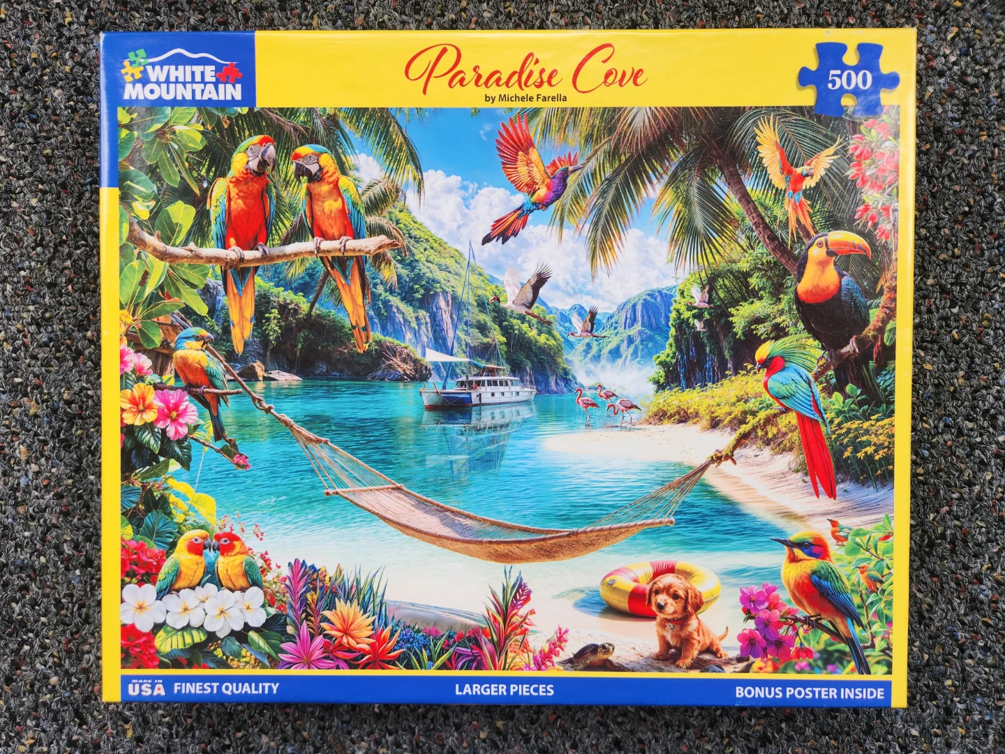Tropical Beach 500 Piece Jigsaw Puzzle