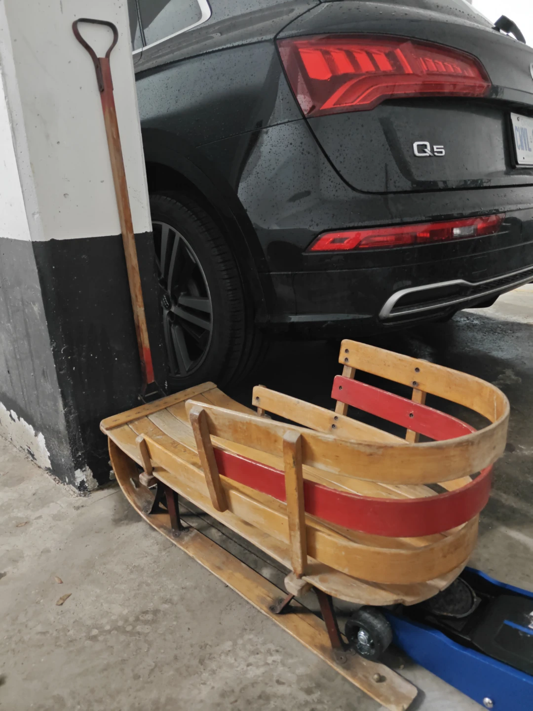 Vintage Wooden Sled - photo 2