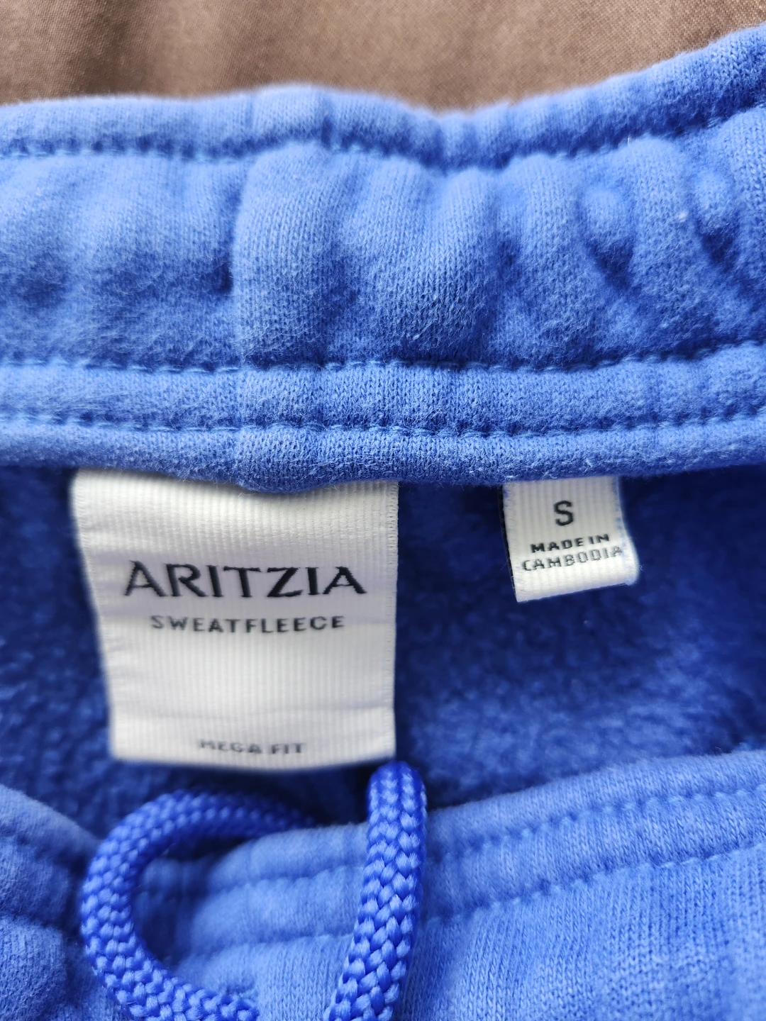 ARITZIA Sweatfleece Mega Fit Sweatpants - Blue - Size S - photo 2
