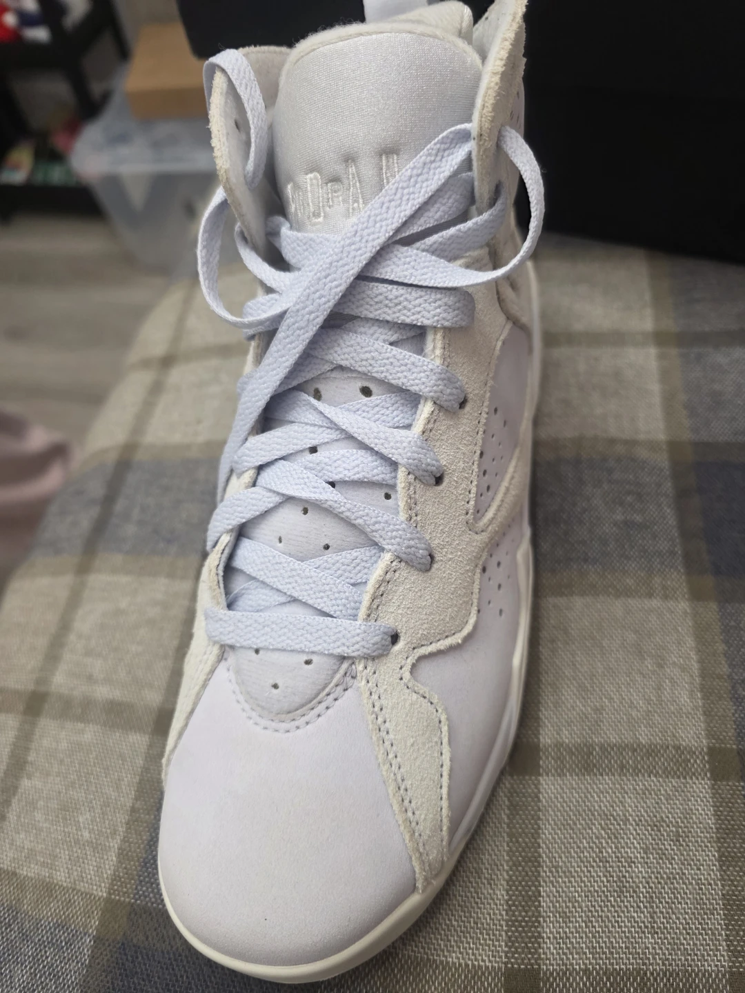 Air Jordan 7 Retro (GS) White/Blue Sz 6.5Y - photo 2