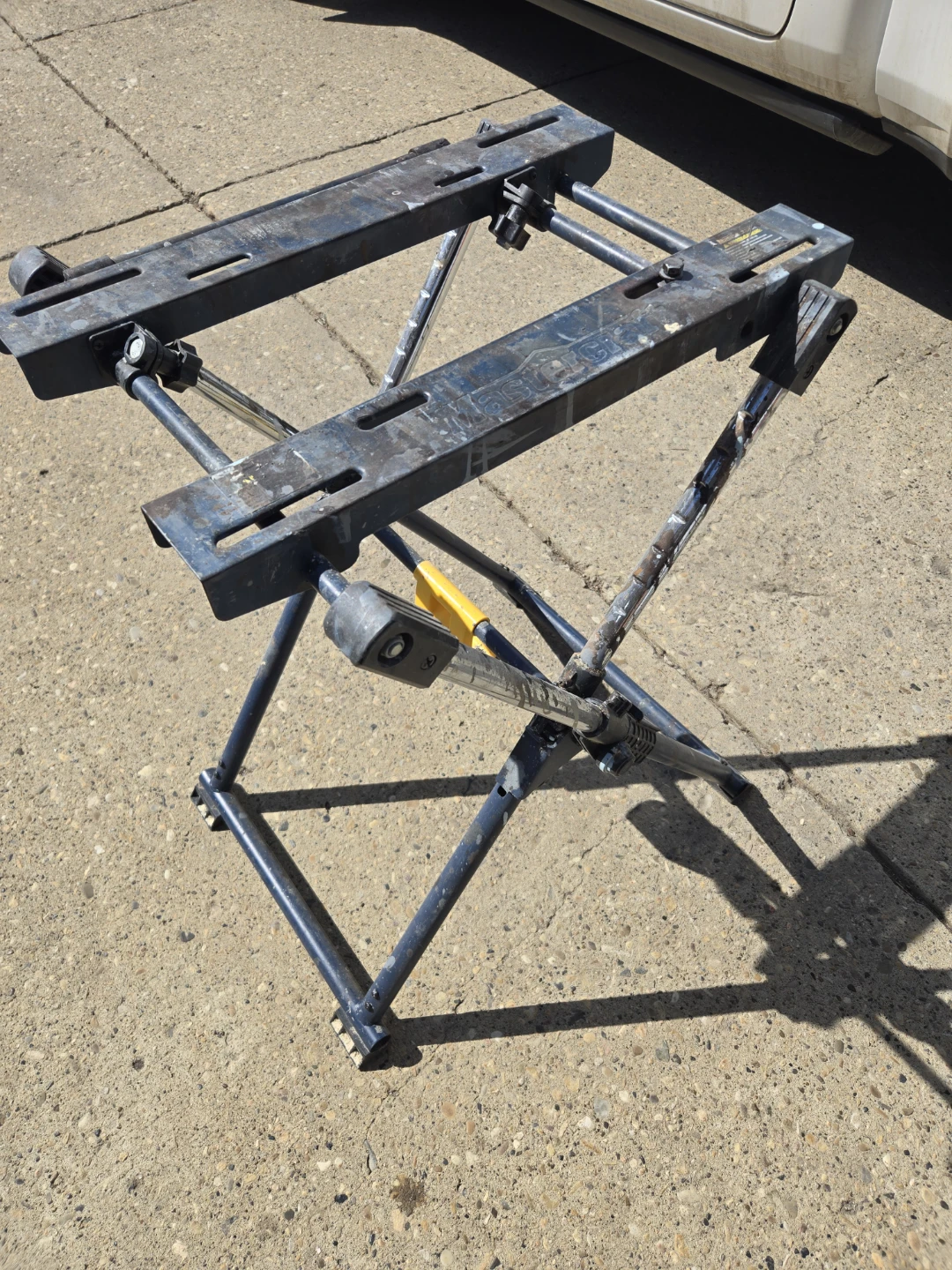 Mastercraft Folding Sawhorse Work Table Stand