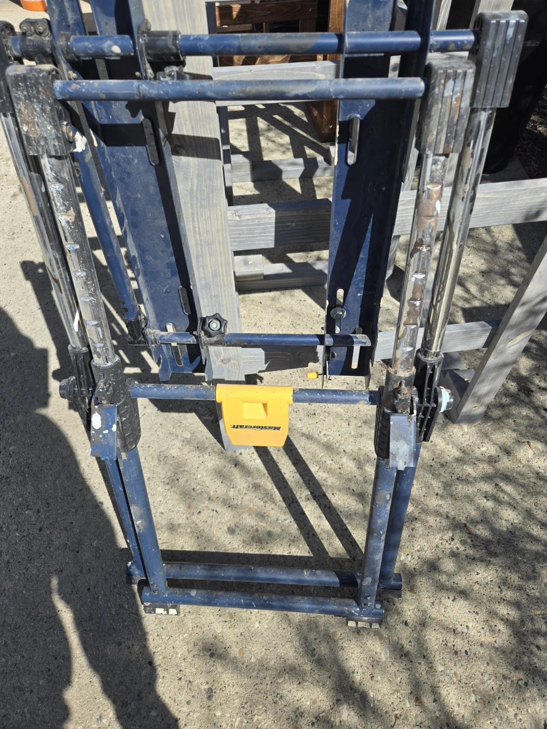 Mastercraft Folding Sawhorse Work Table Stand - photo 2