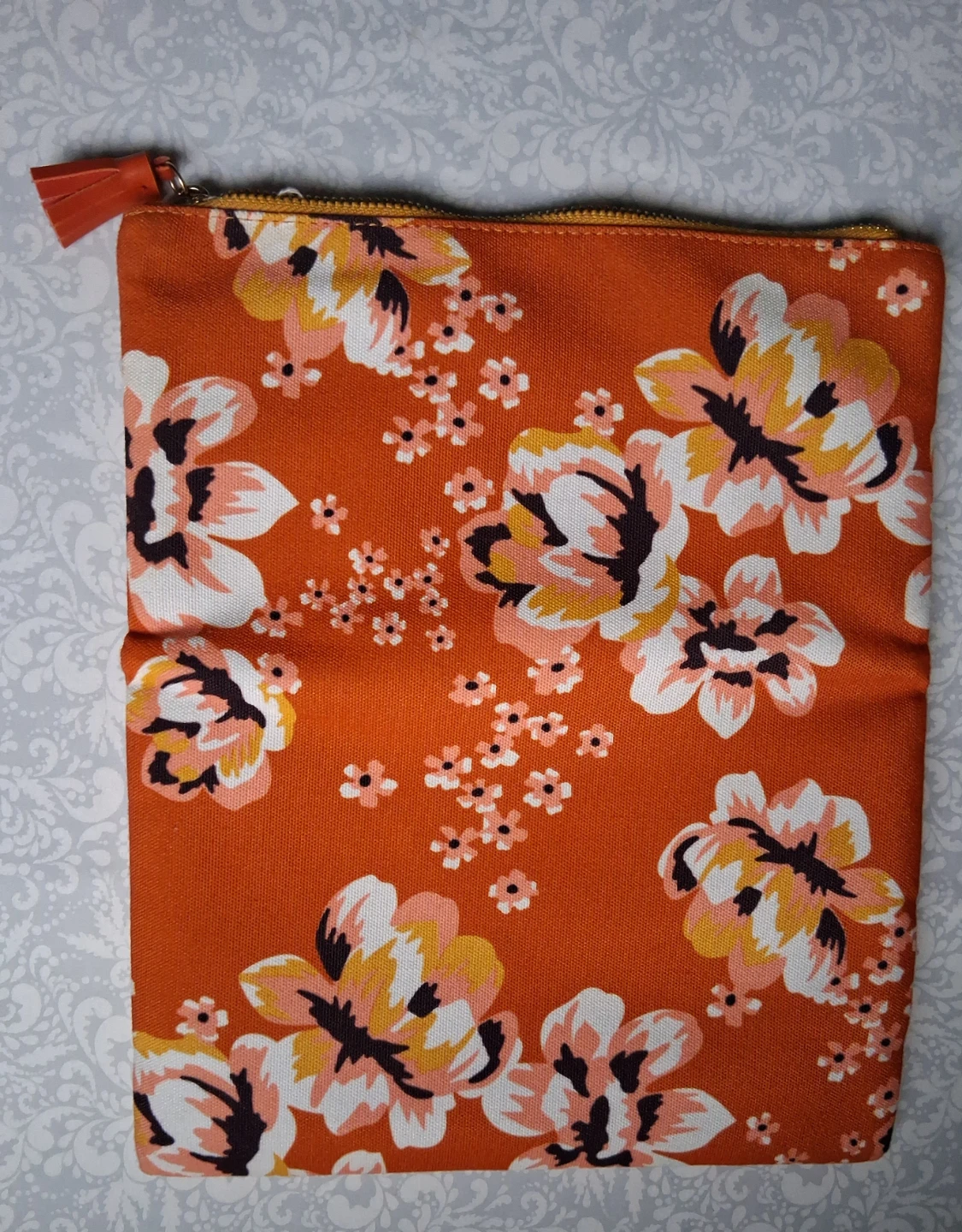 Rachel Pally Foldover Clutch - Orange Floral Print - photo 4