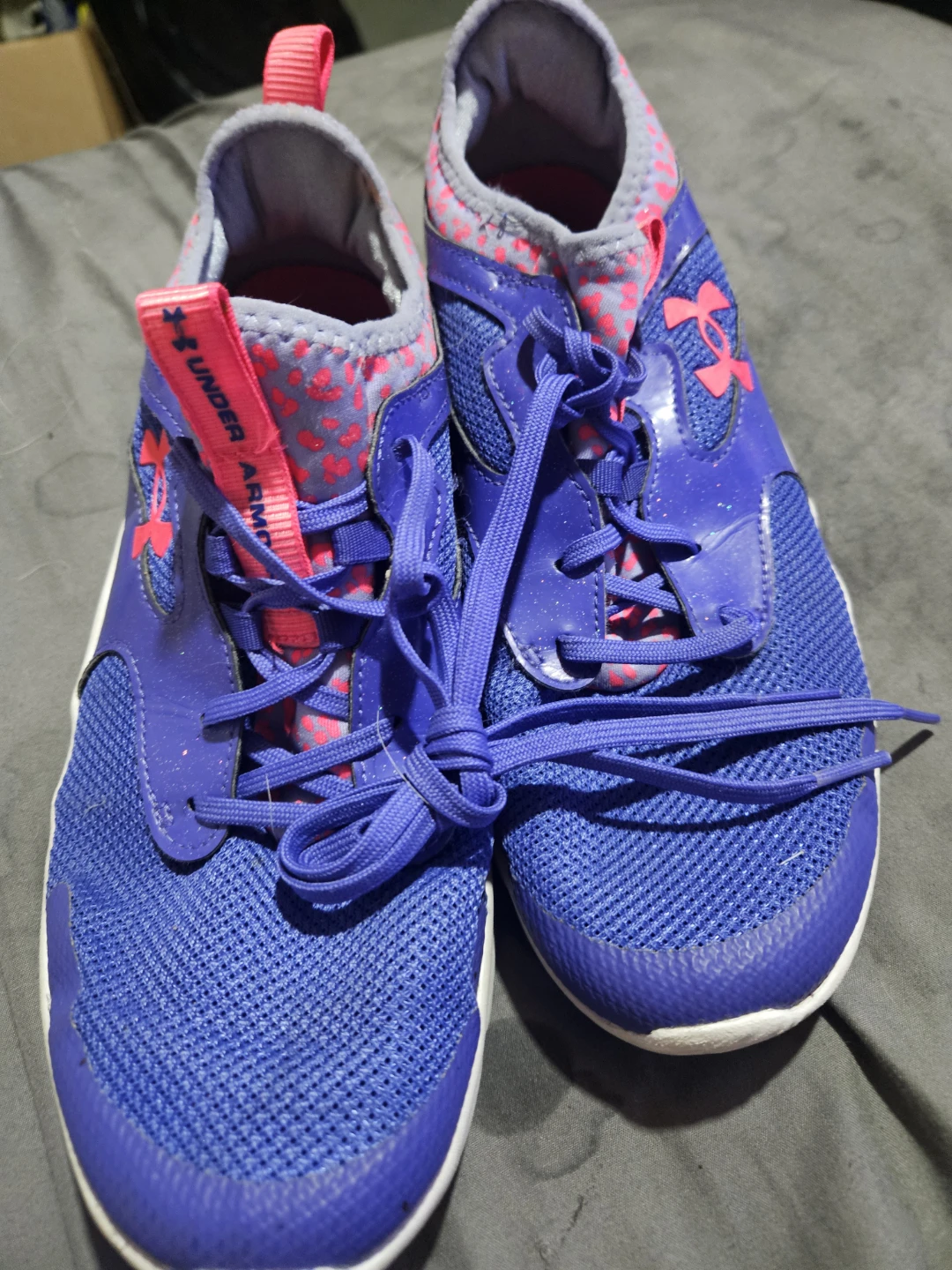 Under Armour Purple Running Shoes Size 7Y