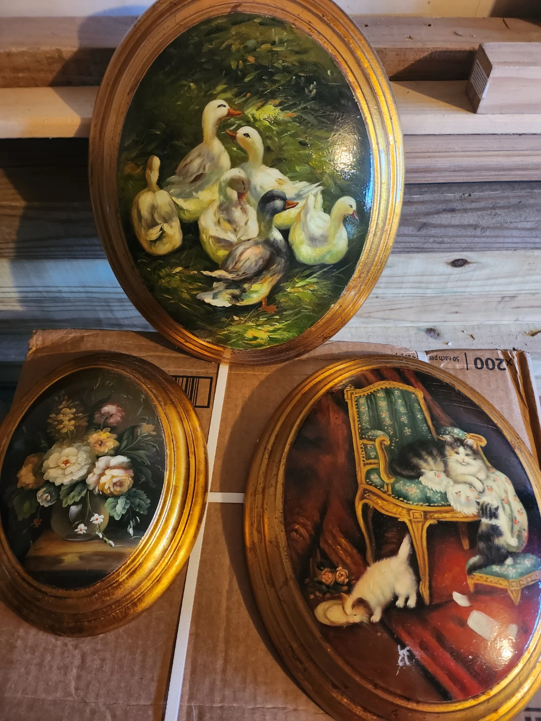 Vintage Cherub and Figural Wall Plaques Set