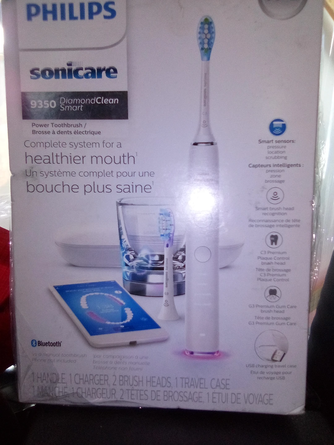 Philips Sonicare DiamondClean Smart 9350 Power Toothbrush