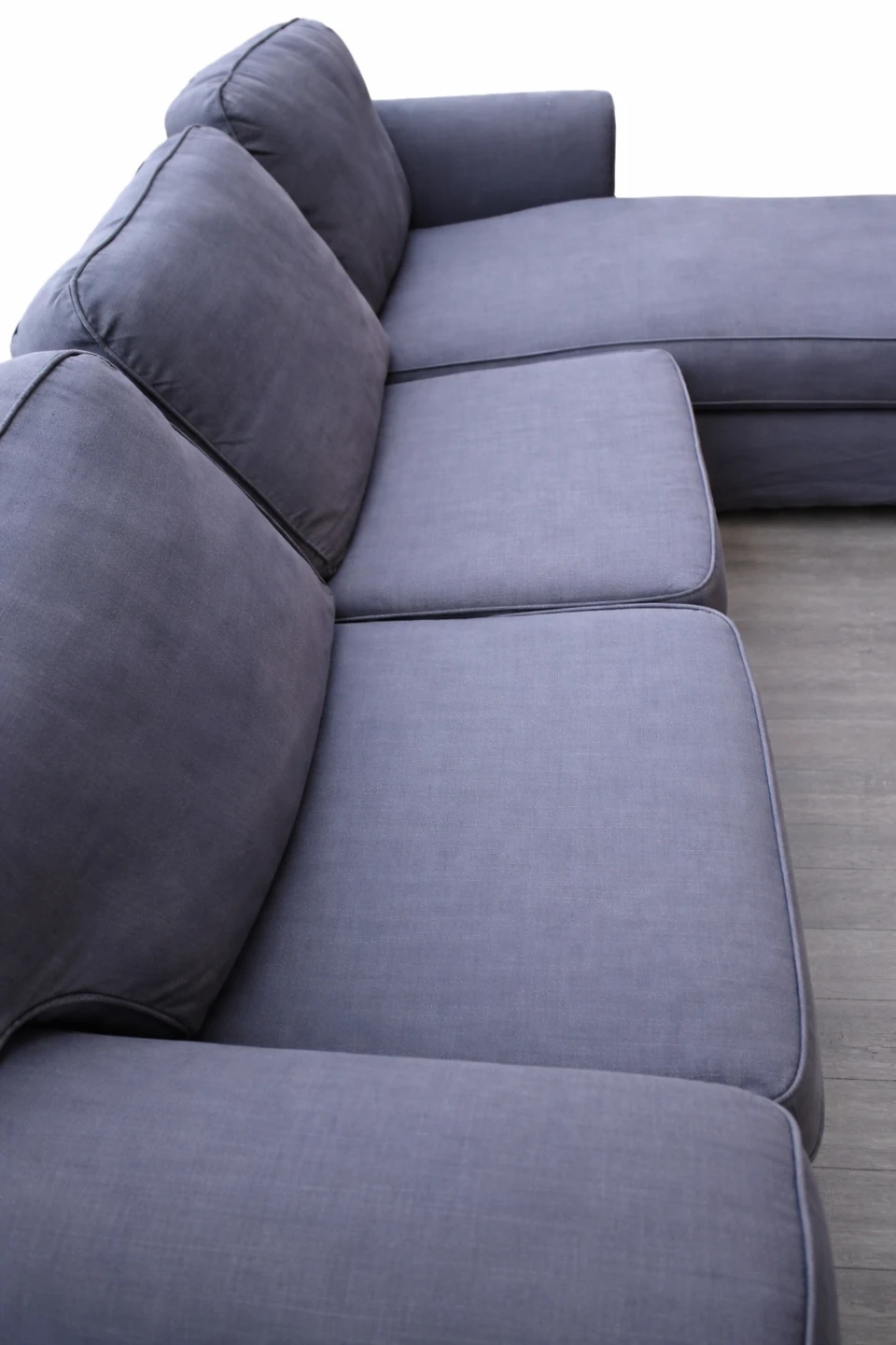 Grey Sectional Sofa with Chaise - photo 4
