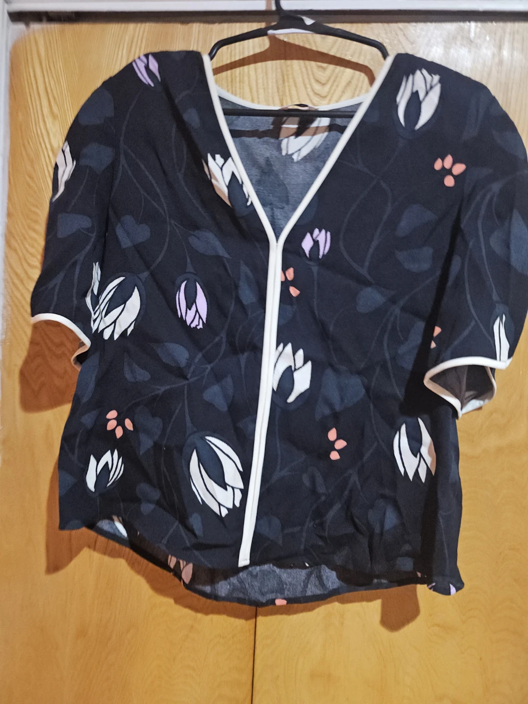 Kate Spade New York Floral V-Neck Blouse