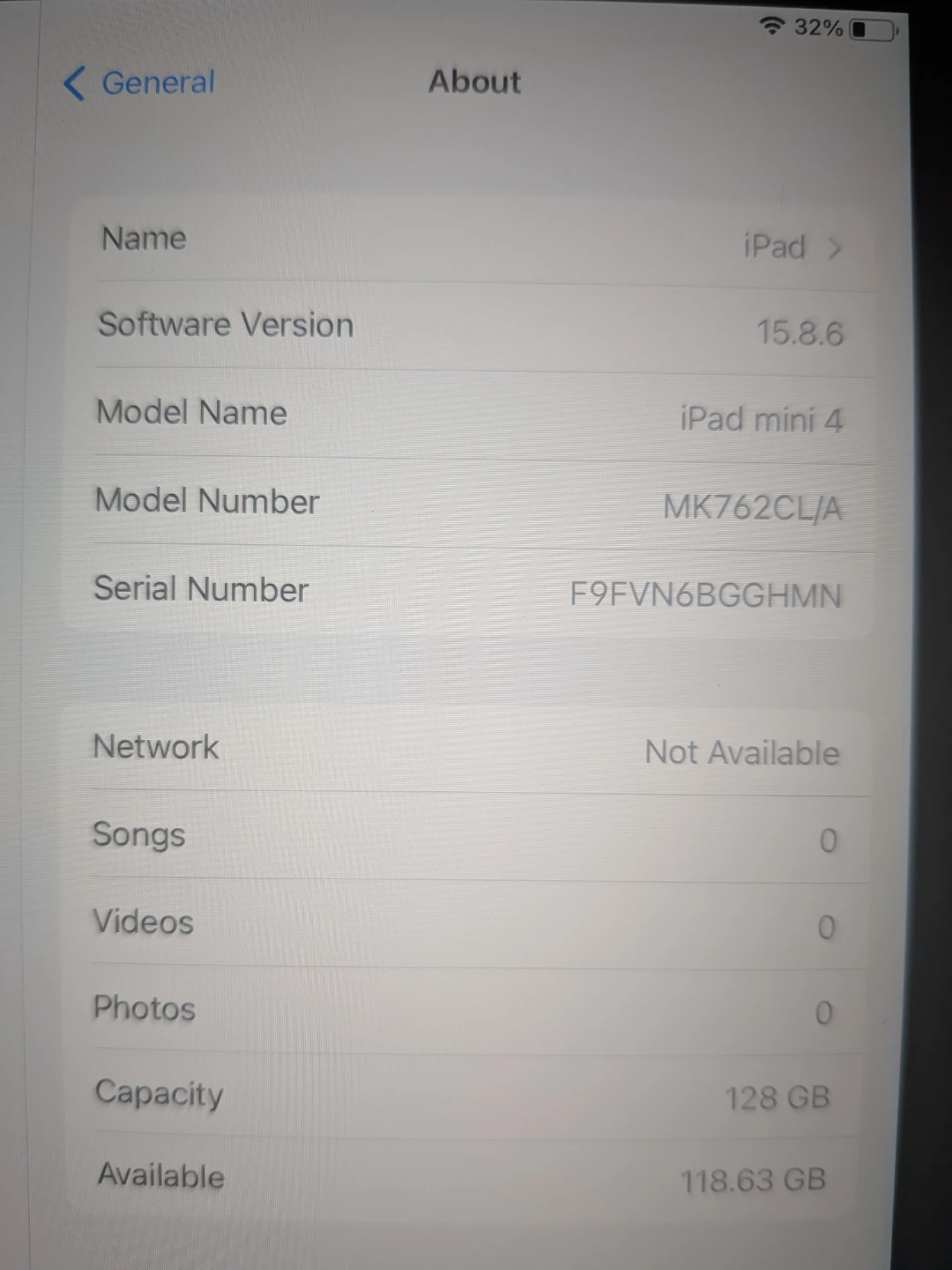 Cellular 128GB iPad Mini 4 - photo 2