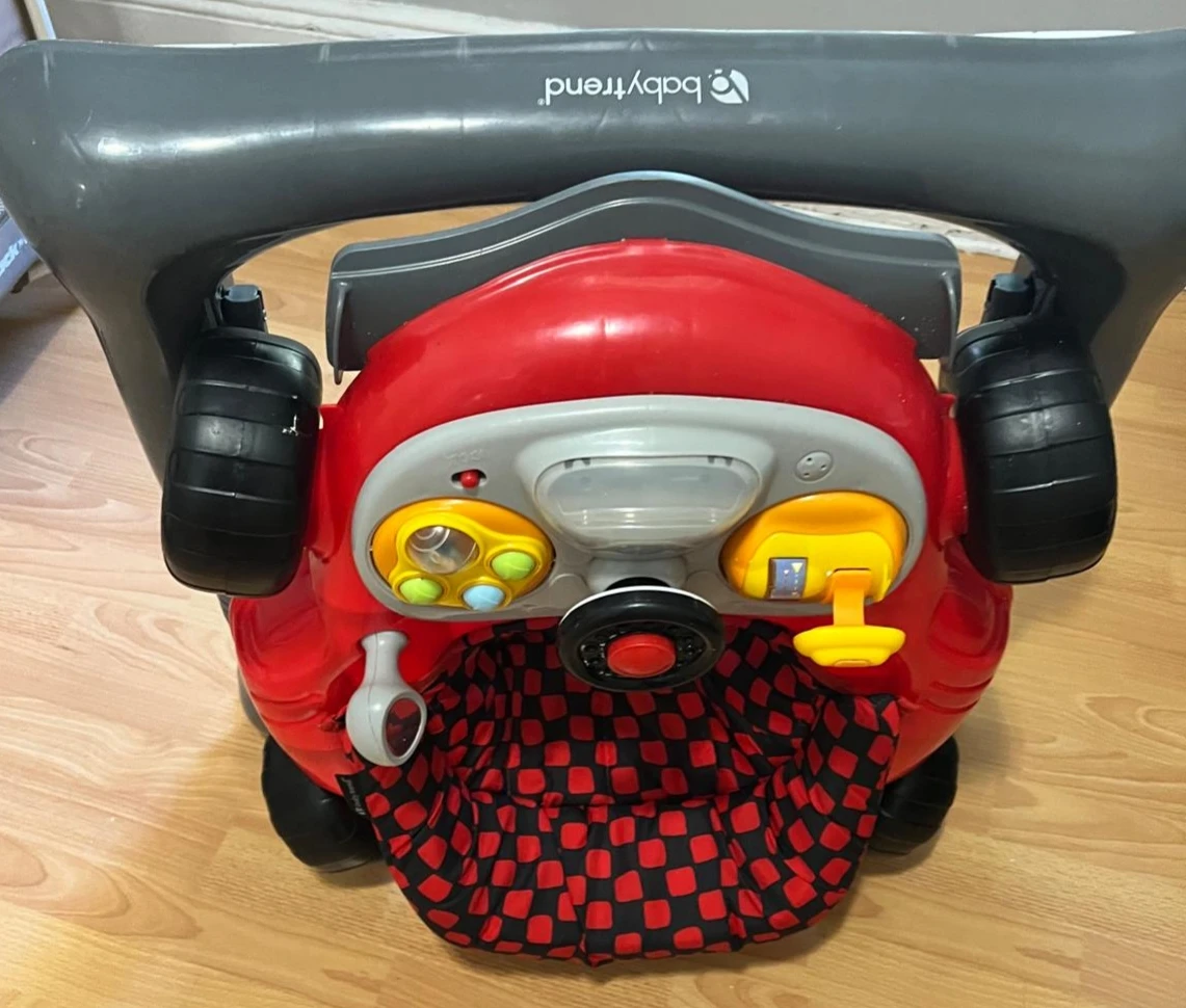 Baby Trend Baby Walker - Red Race Car Theme - photo 4