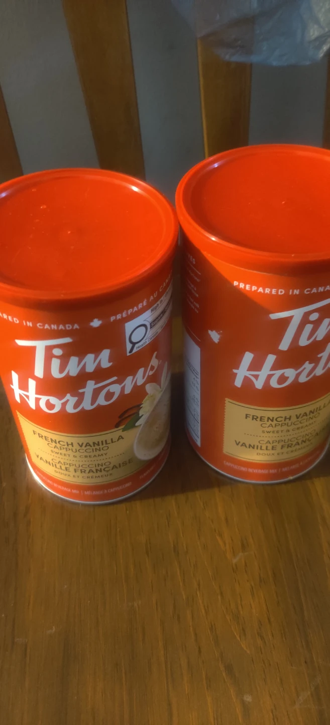 Tim Hortons French Vanilla Cappuccino Beverage Mix (2 x 454g)