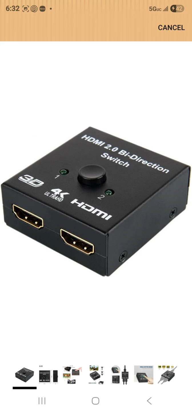 HDMI 2.0 Bi-Direction Switch 4K UltraHD 3D