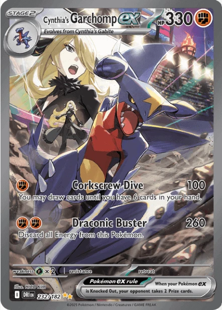Cynthia's Garchomp EX 232/182 - SIR