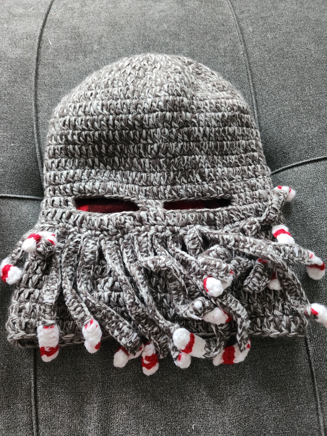 Pook Crochet Beanie Hat with Tentacles
