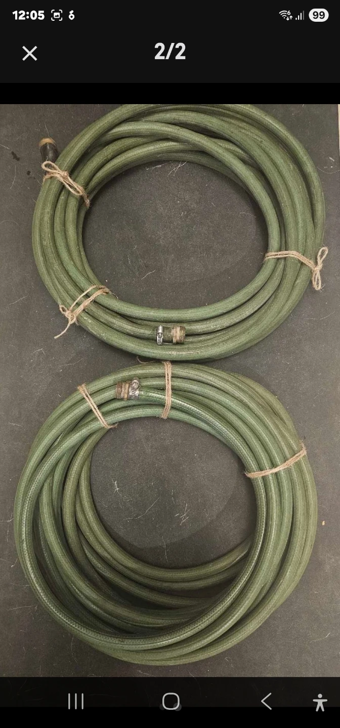 Heavy-duty Green Garden Hose 45ft