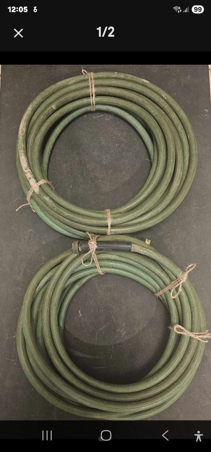 Heavy-duty Green Garden Hose 45ft - photo 2